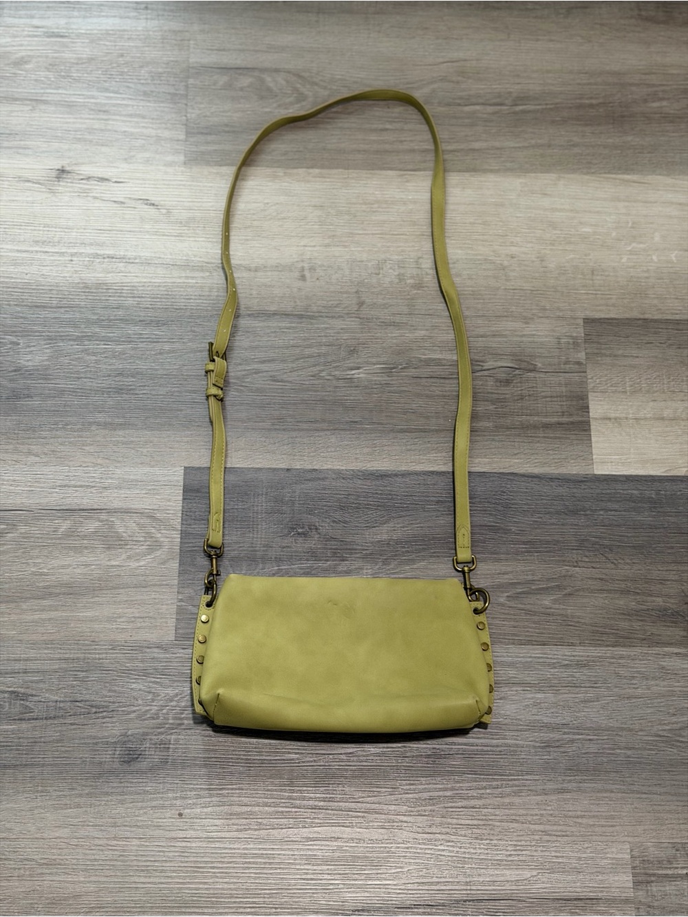 Universal Thread Olive Green Crossbody Bag with Stud Accents